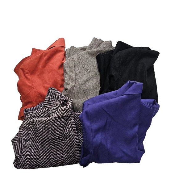 Bundle 5 Blazer Stylish Jackets for Any Occasion Mixed Brands Size 12 - Picture 1 of 11